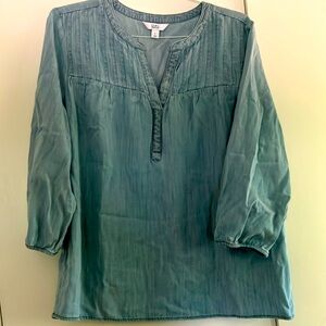 Croft & Barrow Chambray Blouse (L)